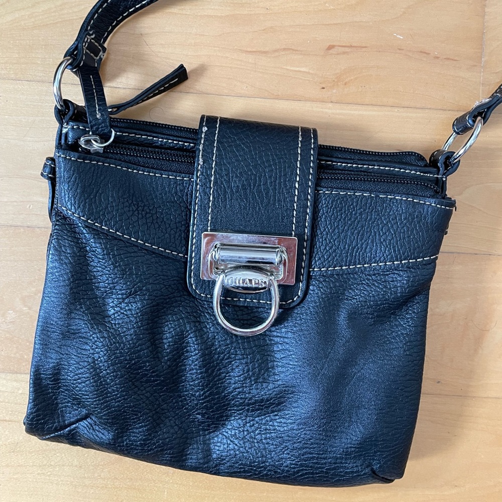 Chaps black crossbody bag